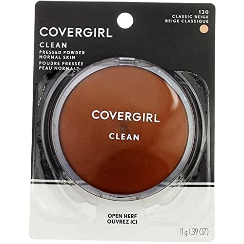 بودرة مضغوطة نظيفة، بيج كلاسيكي CoverGirl Clean Pressed Powder, Classic Beige 130 .39 oz (11 g)