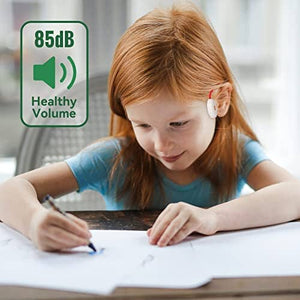 سماعات رأس للأطفال WGP Kids Headphones, Bluetooth 5.3 Wireless Air Conduction Open Ear Headphones with Microphone, IPX4 Waterproof, 12H Playtime Headset for iPad Tablet Home School (Red)