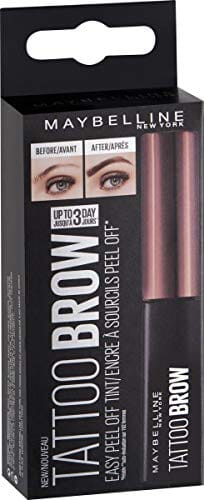 صبغة تاتو طويلة الأمد للحواجب من ميبيلين نيويورك بني غامق Maybelline New York Brow Tattoo Longlasting Tint, Dark Brown, 4.9 ml,1 Count (Pack of 1),B2998500