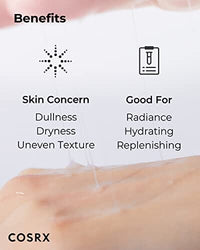 سيروم مضاد للشيخوخة للبشرة الباهتة COSRX Niacinamide 5% + Snail Mucin 74% Dual Essence, Anti aging Face Serum for Dull Skin, Hydrating, Brightening, Repairing, 2.70 fl.oz / 80ml, Sensitive Skin, Not Tested on Animals, Korean Skincare
