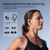 سماعات أذن لاسلكية رياضية مزودة بخاصية البلوتوث 4 ميكروفون  Wireless Earbuds Sports Bluetooth Headphones 4 Mic Noise Cancelling Earbuds 60H Playtime Dual LED Power Display Flexible Earhooks Clear Calls Earphones IPX7 Waterproof Headsets for Running, Gym