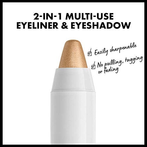 قلم تحديد العيون وظلال العيون من إن واي إكس بروفيشنال ميك أب - كشمير (شيمري شامبين) NYX PROFESSIONAL MAKEUP Jumbo Eye Pencil, Eyeshadow & Eyeliner Pencil - Cashmere (Shimmery Champagne)