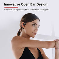 سماعات أذن بلوتوث مفتوحة TRANYA Open Ear Bluetooth Headphones, Wireless Earbuds with APTX Adaptive Sound 16MM Large Driver, CVC8.0 Noise Cancellation, IPX5 Waterproof Sports Earbuds with 32H Playtime for Workout