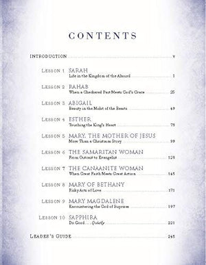 عشر نساء من الكتاب المقدس: واحدة تلو الأخرى غيرن العالم Ten Women of the Bible: One by One They Changed the World (Study Guide)