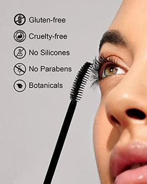 ماسكارا مقاومة للماء وخالية من الغلوتين والقابلة للغسلJUNAJ Mascara Black Volume and Length – Waterproof Mascara Cruelty & Gluten Free Washable Mascara, Volumizing and Defining, Lengthening, Curling, Multiplying Lash Extending Mascara - False Lash Effect.