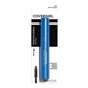 فرشاة ماسكارا احترافية من كوفرجيرل COVERGIRL Professional Mascara Regular Brush Very Black 200, (Packaging may vary) 0.3 Fl Oz