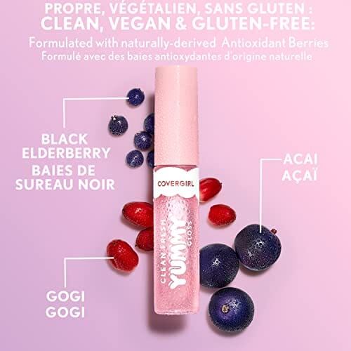 كوفرجيرل- جوز الهند الطازج اللذيذ النظيف عنك COVERGIRL Clean Fresh Yummy Gloss, Coconuts About You, Case of 72