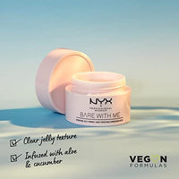 برايمر جيلي مرطب من إن واي إكس بروفيشنال ميك أب برايمر نباتي للوجه NYX PROFESSIONAL MAKEUP Bare With Me Hydrating Jelly Primer, Vegan Face Primer