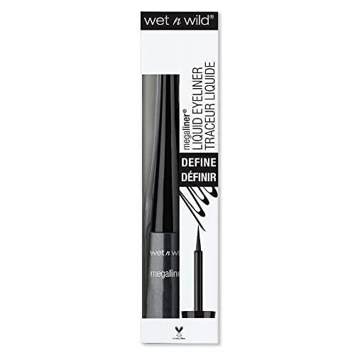 ايلاينر سائل ويت ان وايلد اسود Wet n Wild Megaliner Liquid Eyeliner 871a Black, 0.12 Ounce 146781 (Pack of 1)