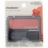 تشيكرز بلاش بريتي بيتش CoverGirl Cheekers Blush, Pretty Peach [150], 0.12 oz (Pack of 2)