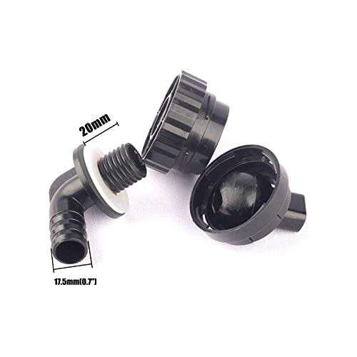 موصلات صرف قابلة للتدوير قابلة للفك كوليسو Koleso Demountable Rotatable Drainage Connectors High Efficient Aquarium Drain Joint For Inner Dia.16~17mm Soft Water Pipe-19431