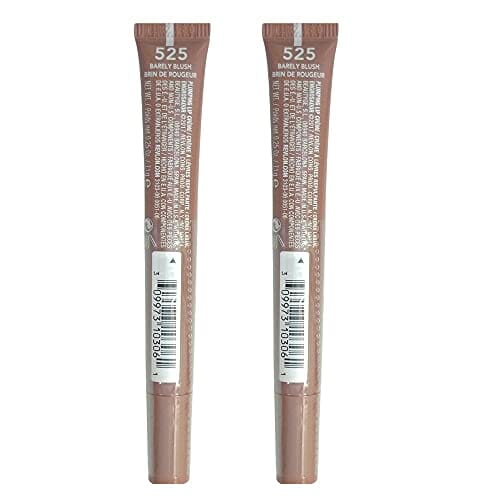 حزمة من 2 كريم شفاه ريفلون كيس بلامبينج Pack of 2 Revlon Kiss Plumping Lip Creme, Barely Blush 525