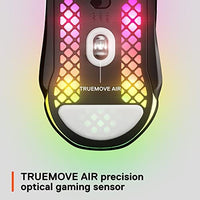 ماوس الألعاب بمستشعر بصري  SteelSeries Aerox 5 Wireless - Gaming Mouse - 18000 CPI -- TrueMove Air Optical Sensor - Ultra-lightweight Water Resistant Design – 180+ Hour Battery Life