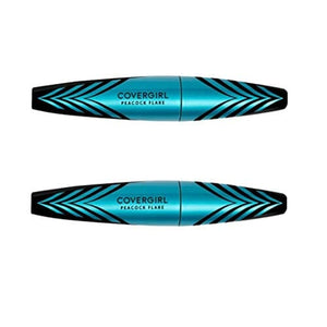 مجموعة من 2 ماسكارا بيكوك فلير أسود كثيف 790 Pack of 2 CoverGirl Peacock Flare Mascara, Intense Black 790