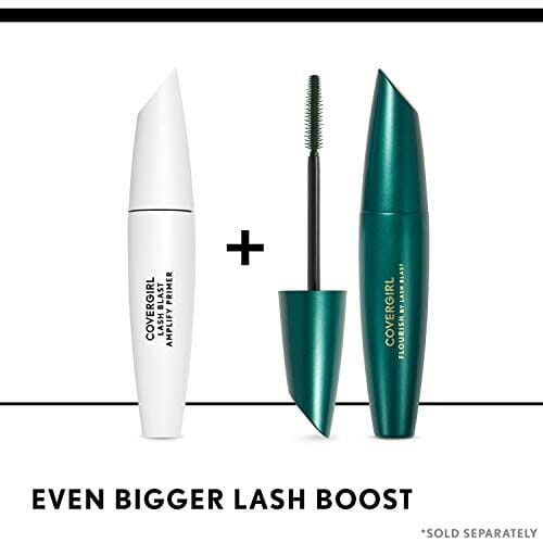 كوفرجيرل- ماسكارا فلوريش بلاست COVERGIRL Flourish Blast Mascara, Deep Conditioning, Very Black 800, 0.4 Ounces,Mascara, Volume Mascara, Volume & Length Mascara, Lengthening Mascara, No Clumping or Smudging