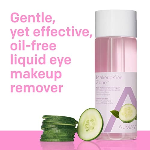 سائل مزيل مكياج العيون من ألماي بالصبار Almay Eye Makeup Remover Liquid with Aloe ,Oil Free, Hypoallergenic, Fragrance Free, Dermatologist & Ophthalmologist Tested, 4 Fl Oz,