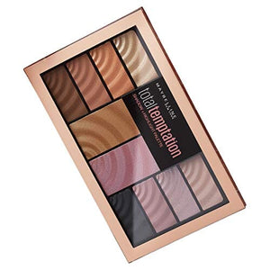 ظلال عيون توتال تيمبتيشن من ميبيلين + باليت هايلايت Maybelline Total Temptation Eyeshadow + Highlight Palette, 0.42 oz.