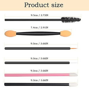 مجموعة أدوات مكياج للاستعمال مرة واحدة 300 قطعة 300pcs Disposable Makeup Tool Kit,Brow brush/Mascara brush/Lip Applicators/Eyeshadow applicators/Eyeliner brush,JASSINS Makeup Disposable Accessories With Organizer Box