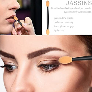 مجموعة أدوات مكياج للاستعمال مرة واحدة 300 قطعة 300pcs Disposable Makeup Tool Kit,Brow brush/Mascara brush/Lip Applicators/Eyeshadow applicators/Eyeliner brush,JASSINS Makeup Disposable Accessories With Organizer Box