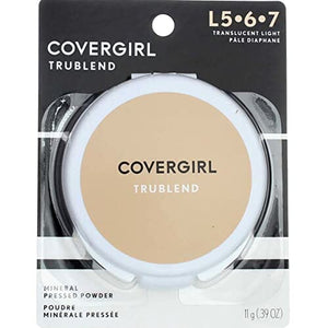 بودرة مضغوطة خفيفة شفافة - 2 في كل علبة CoverGirl Trublend Translucent Light Pressed Powder - 2 per case.