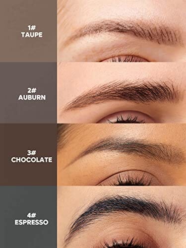 أقلام حواجب مزدوجة الجوانب كريم مكياج مقاوم للماء يدوم طويلاً - بني محمر SHEGLAM Dual-Sided Eyebrow Pencils Cream Waterproof Long Lasting Eye brow Pen Makeup - Auburn