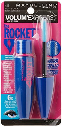 ماسكارا مايبيلين نيويورك فوليوم اكسبرس ذا روكيت المضادة للماء أسود جدا Maybelline New York Volum' Express The Rocket Waterproof Mascara, Very Black, 0.3 fl. oz.