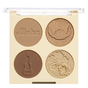 باليت هايلايتر من ويت ان وايلد ديزني ليلو اند ستيتش هايلايتر Wet n Wild Disney Lilo And Stitch Highlighter Face Makeup Palette, Hula Honey Glow