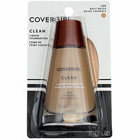 كريم أساس سائل للبشرة العادية من كوفرجيرل كلين باف بيج Covergirl Clean Buff Beige 125 Liquid Normal Skin Foundation Makeup, 2 Pound