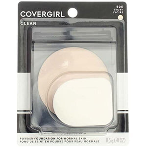 كريم أساس كوفر جيرل سيمبلي باودر CoverGirl Simply Powder Foundation, Ivory [505] 0.41 oz (Pack of 12)