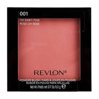 ريفلون بودرة أحمر خدود مع فرشاة أوه بيبي بينك عبوة من قطعتين Revlon Powder Blush44; With Brush44; Oh Baby Pink 00144; Pack Of 2