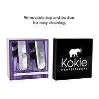 مبراة قلم مكياج كوكي للشفاه والحواجب وقلم تحديد العيون Kokie Makeup Pencil Sharpener for Lip, Eyebrow, and Eyeliner Pencil, Made in German Stainless Steel Blade, Size-Adjusting Adapter, Cleaning Stick