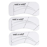 مجموعة أدوات الاستنسل العالمية للحواجب من ويت إن وايلد Wet n Wild Ultimate Eyebrow Universal Stencil Kit, 5 Brow Color Makeup Set, Spoolie For Brushing and Blending, Hair Removal Tweezers, Sponge Brush Applicator, 3 Stencils, Universal Appeal