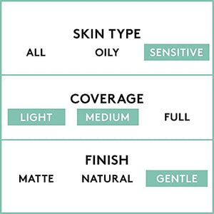 كريم أساس للبشرة الحساسة النظيفة COVERGIRL, Clean Sensitive Skin Foundation, Buff Beige, 1 Count (packaging may vary)