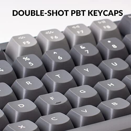 لوحة مفاتيح ميكانيكية سلكية إصدار المقبض ماكرو   Keychron Q3 Wired Custom Mechanical Keyboard Knob Version, TKL QMK/VIA Programmable Macro with Hot-swappable Gateron G Pro Brown Switch Double Gasket Compatible with Mac Windows Linux (Grey)