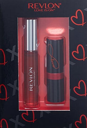 إصدار محدود من مجموعة بخاخ الحب اللامع الفائق على الأحمر Revlon Limited Edition Collection Lucky In Love Eau de Parfum Spray, Super Lustrous Love is On Red, 5.88 Ounce