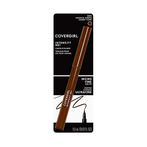 كثفني! محدد عيون عنبر مدخن 0.034 أونصة سائلة COVERGIRL Intensify Me! Eyeliner, Smoked Amber, 0.034 Fluid Ounce