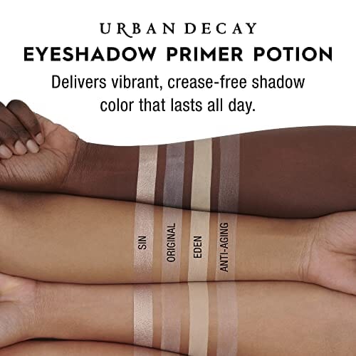 جرعة برايمر لظلال العيون من أوربان ديكاي Urban Decay Eyeshadow Primer Potion, Eden - Award-Winning Nude Matte Eye Primer for Crease-Free Eyeshadow & Makeup Looks - Lasts All Day - Great for Oily Lids - 0.33 fl. oz