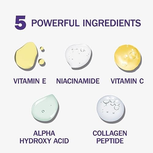 أولاي سوبر سيروم Olay Super Serum 1.0 oz with Niacinamide, Vitamin C, Collagen Peptide, AHA, and Vitamin E