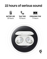 سماعات سامسونغ بادز بلس لاسلكية Samsung Galaxy Buds Plus, True Wireless Earbuds (Wireless Charging Case Included), White – US Version