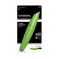 كوفر جيرل - ماسكارا كلمب كراشر المقاومة للماء CoverGirl Clump Crusher Water Resistant Mascara, Black 830, 0.44 Ounce