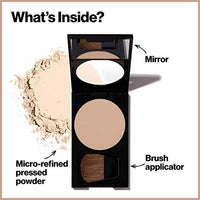 بودرة وجه من ريفلون فوتو ريدي مكياج للوجه طويل الأمد Face Powder by Revlon, PhotoReady Blurring Face Makeup, Longwear Medium- Full Coverage with Flawless Finish, Shine & Oil Free-Fragrance Free, 020 Light Medium, 0.30 Oz