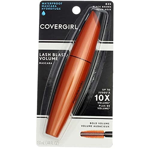 ماسكارا لاشبلاست فوليوم بلاست المقاومة للماء باللون الأسود والبني Cover Girl 09776 835blkbrn Black Brown Lashblast Volume Blast Waterproof Mascara