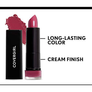 كريم أحمر الشفاه المعارض من كوفرجيرل COVERGIRL Exhibitionist Lipstick Cream, Ravishing Rose 410, Lipstick Tube 0.123 OZ (3.5 g)