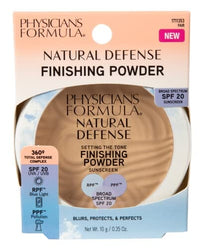 بودرة الوجه والتشطيب من فيزيشينز فورميولا ناتشورال ديفينس Physicians Formula Natural Defense Setting Powder, Face & Finishing Powder, SPF 20 Fair | Dermatologist Tested, Clinicially Tested