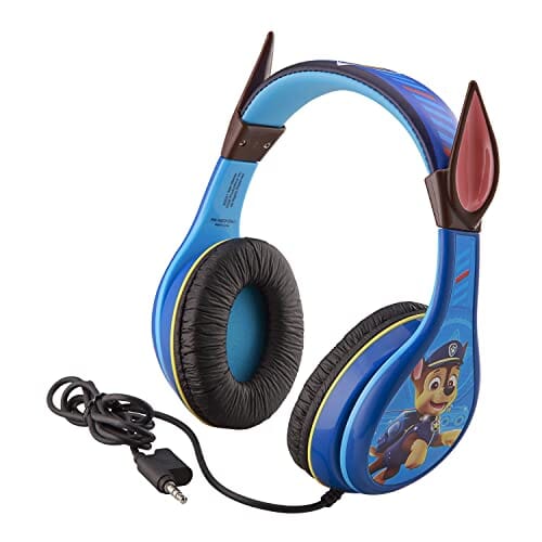 سماعات باو باترول للأطفال مع ميزة تحديد حجم الصوت للاستماع الآمن للأطفال Paw Patrol Chase Headphones for Kids with Built in Volume Limiting Feature for Kid Friendly Safe Listening