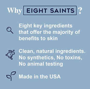 مصل فيتامين سي للوجه Eight Saints Vitamin C Serum For Face, Anti Aging Face Serum, Hyaluronic Acid, Vitamin E, Organic Aloe Vera and Jojoba Oil, Hydrating & Brightening Serum for Dark Spots, Fine Lines and Wrinkles, 1 oz