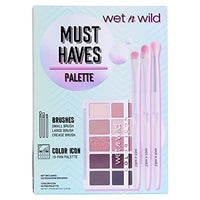 باليت ويت ان وايلد مجموعة ظلال العيون كولور ايكون وفرش ظلال العيون Wet n Wild Must-Have Palette Kit, Color Icon Eyeshadow Palette and Eyeshadow Brushes, Nude Awakening (1180441)
