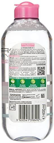 منظف يومي بماء ميسيلار من غارنييه Garnier micellar water daily detergent, 400 ml All in 1