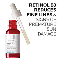 مصل الوجه بالريتينول النقي من لاروش La Roche-Posay Pure Retinol Face Serum with Vitamin B3. Anti Aging Face Serum for Lines, Wrinkles & Premature Sun Damage to Resurface & Hydrate. Suitable for Sensitive Skin, 1.0 Fl. Oz