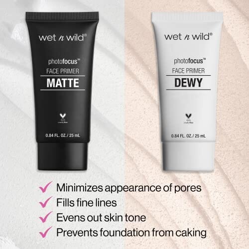 برايمر للوجه من ويت ان وايلد فوتو فوكس غير لامع للوجه شفاف Face Primer By Wet n Wild Photo Focus Matte Face Primer Clear Partners in Prime